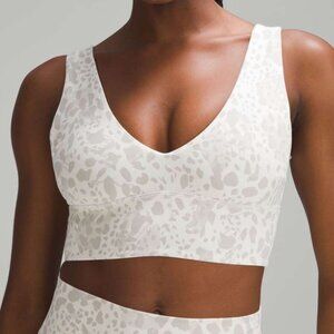 lululemon Align™ V-Neck Bra *Light Support, C/D Cup | Cheetah Camo | Size 10